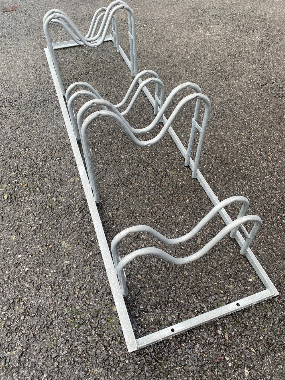 Rack à velo acier galvanisé - 1750 x 400 mm — vue 2