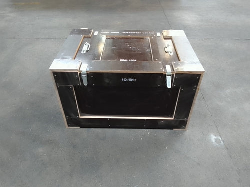 Caisse de transport marron contreplaqué - 900 x 520 x 600 mm