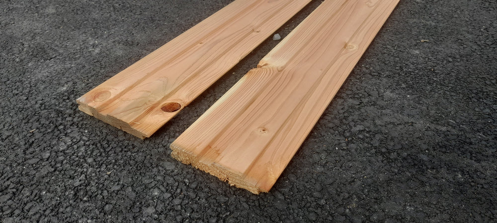 Bardage essences diverses  - 132 x 21 - L=0.9m (profil Saint louis)