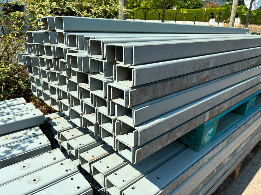 Profilé U acier gris - 70 x 50 x 4 mm - L=1.9m
