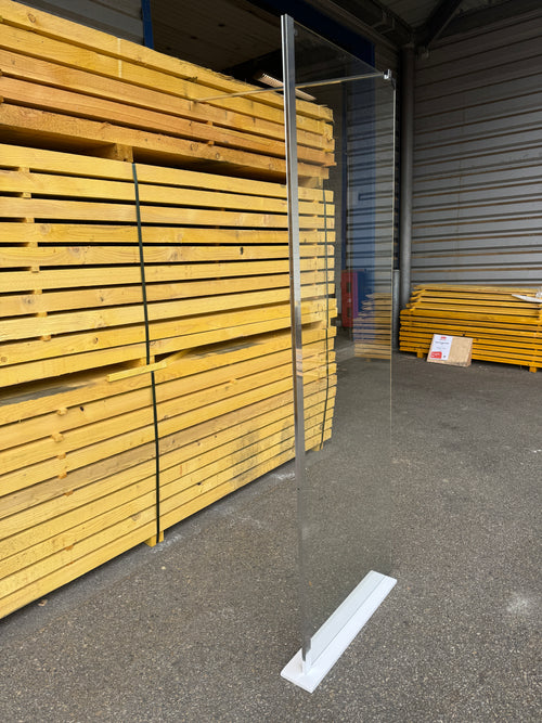 Paroi de douche verre chrome - 1900 x 700 x 6 mm - Supra Kinedo Solo6 réf. PA2400CTN