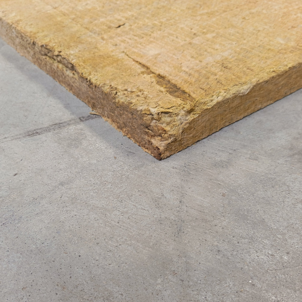 Panneau laine de roche marron R 1 - 1200 x 1000 mm - Ep=35mm - ROCKWOOL (Rockfacade)