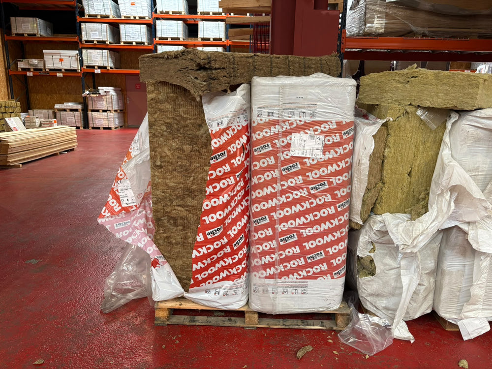 Panneau laine de roche - Rockwool MB Rock - R=4.25 - Ep=145mm - 1350 x 565