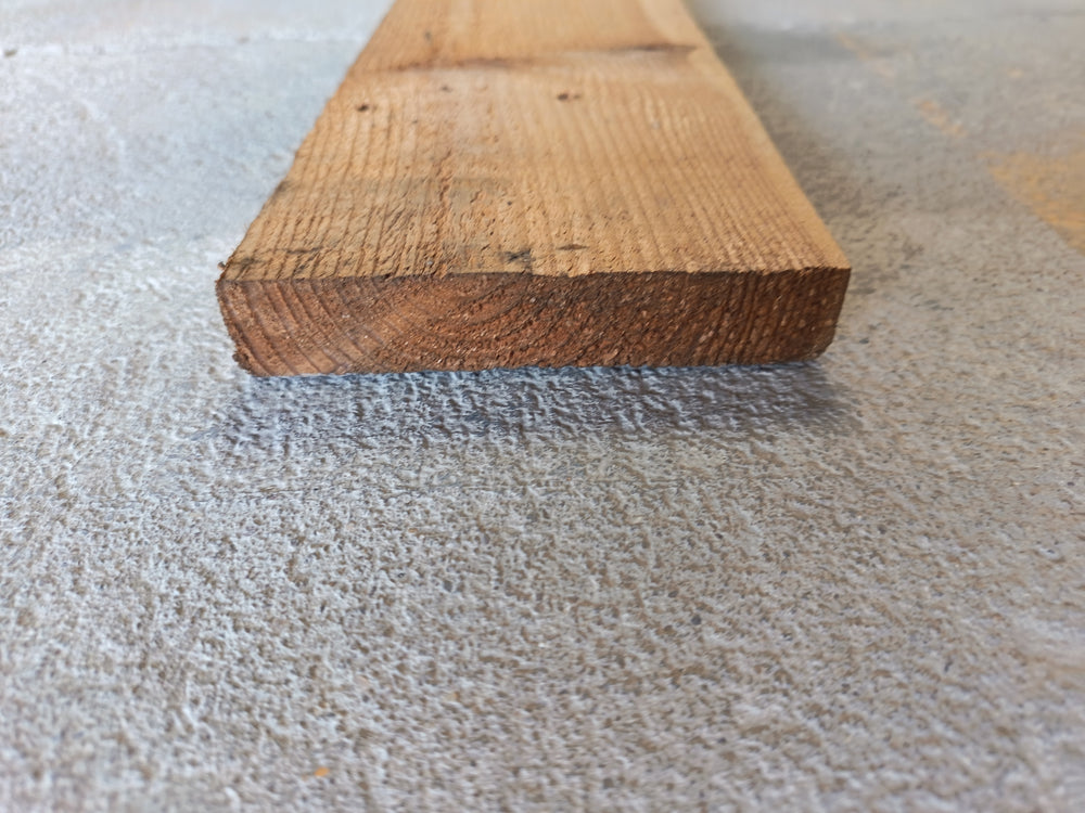 Planche resineux bois massif - 25 x 127 - L=1m (brut de sciage)