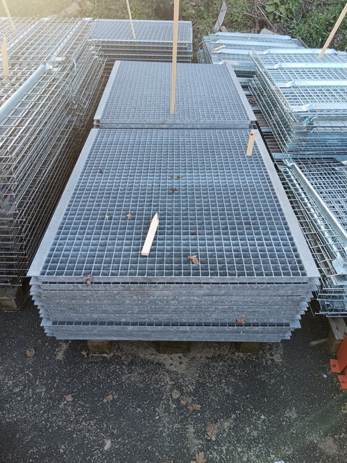 Caillebotis acier galvanisé - 1295 x 990 x 37 mm