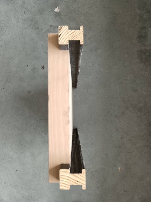 Habillage mural bois  - 290 x 600 x 40 mm