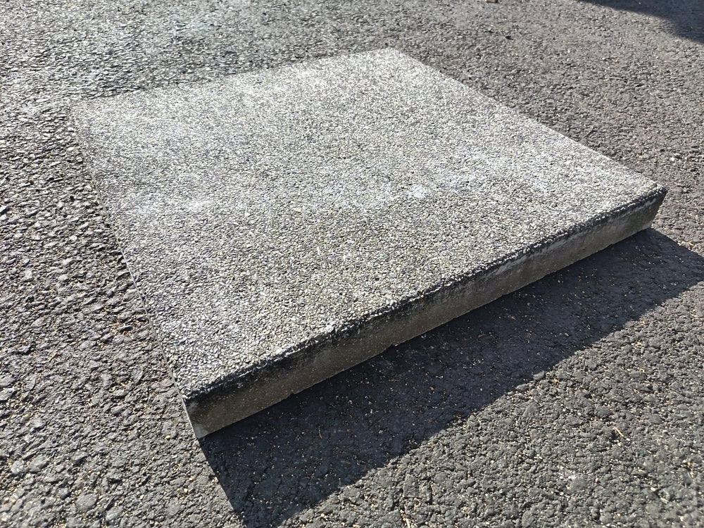 Dalle gravillonnée gris - 500 x 500 x 40 mm