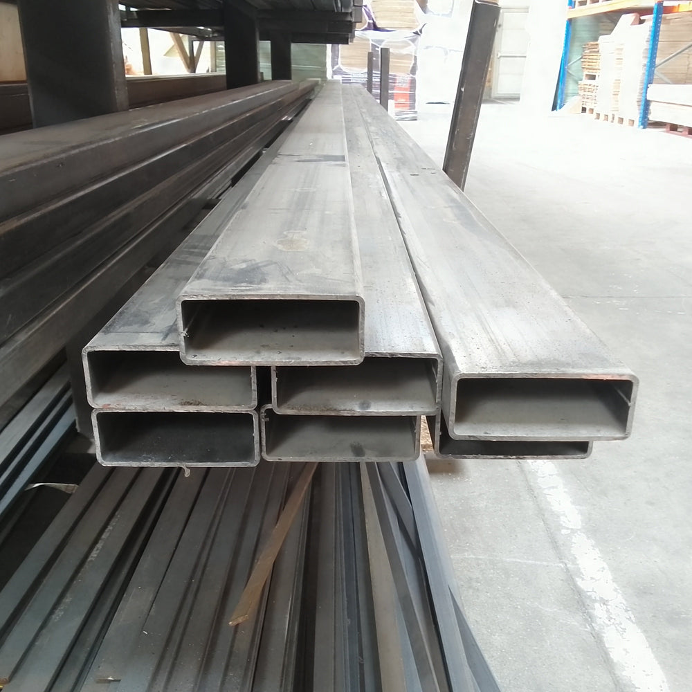 Tube acier - 100 x 40 x 3 mm - L=6m