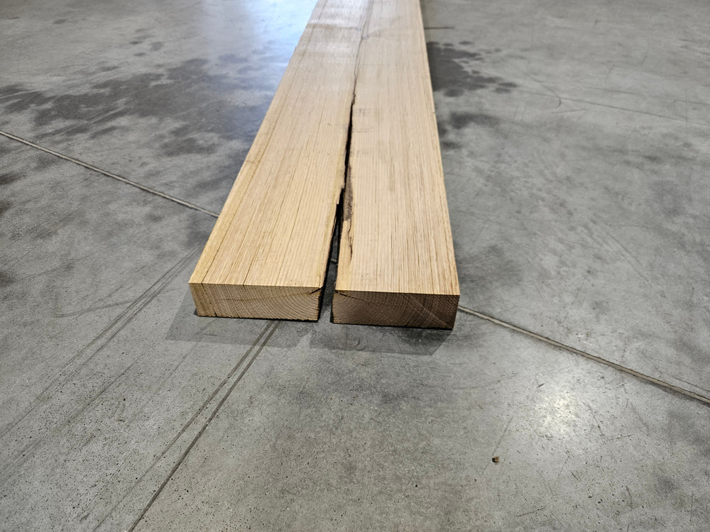 Solive chêne / chataîgner bois massif - 45 x 200 - L=2.2m (raboté 1 faces)