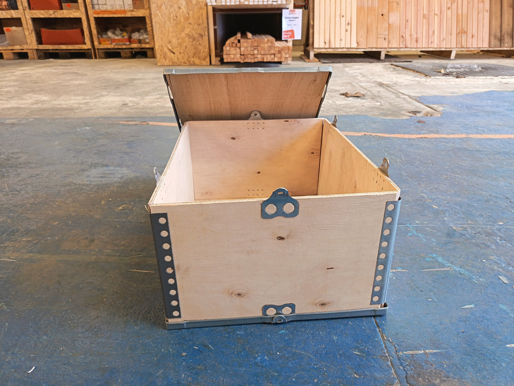 Caisse de transport  contreplaqué - 440 x 340 x 230 mm