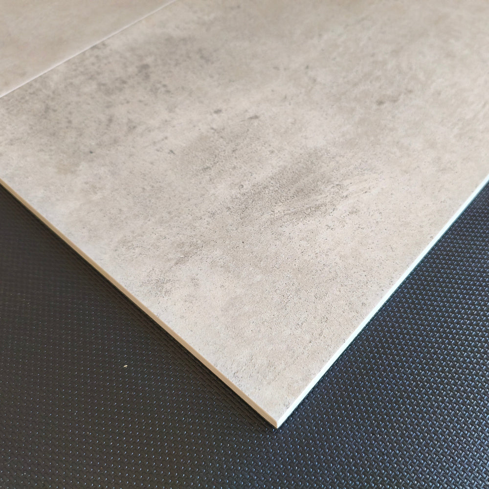 Carrelage sol intérieur grès cérame Glade Cinza mat - 29,7 x 59,7 cm - Ép. 9 mm - Vendu en paquet de 6 carreaux