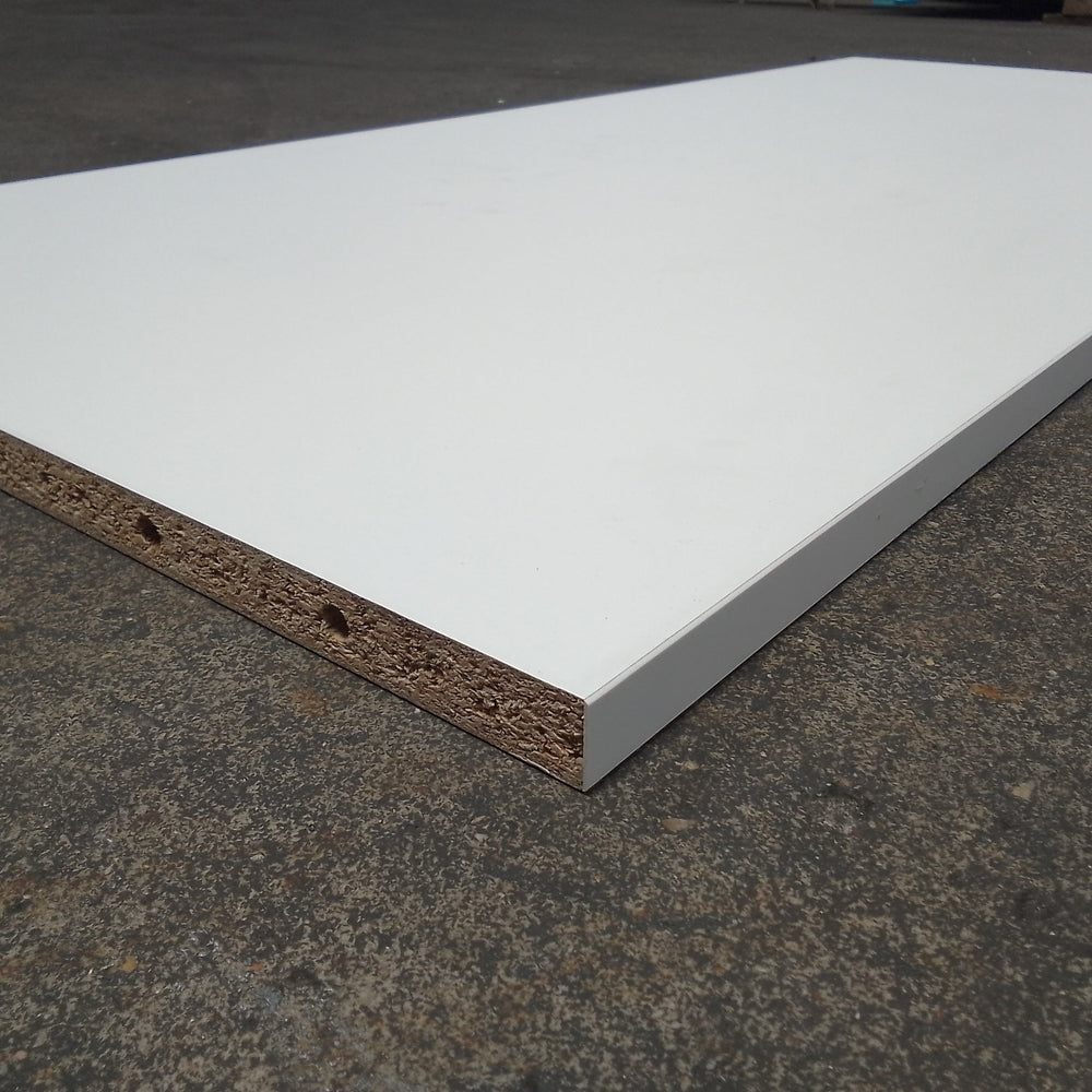 Tablette aggloméré blanc - 1130 x 510 x 20 mm