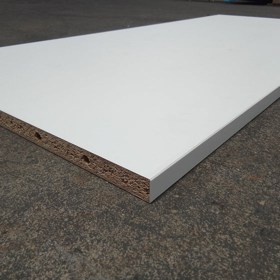 Tablette aggloméré blanc - 1130 x 510 x 20 mm