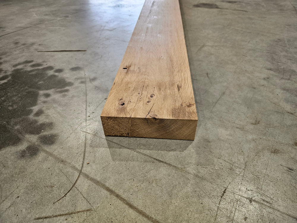 Solive chêne / chataîgner bois massif - 45 x 200 - L=2.4m (raboté 1 faces)