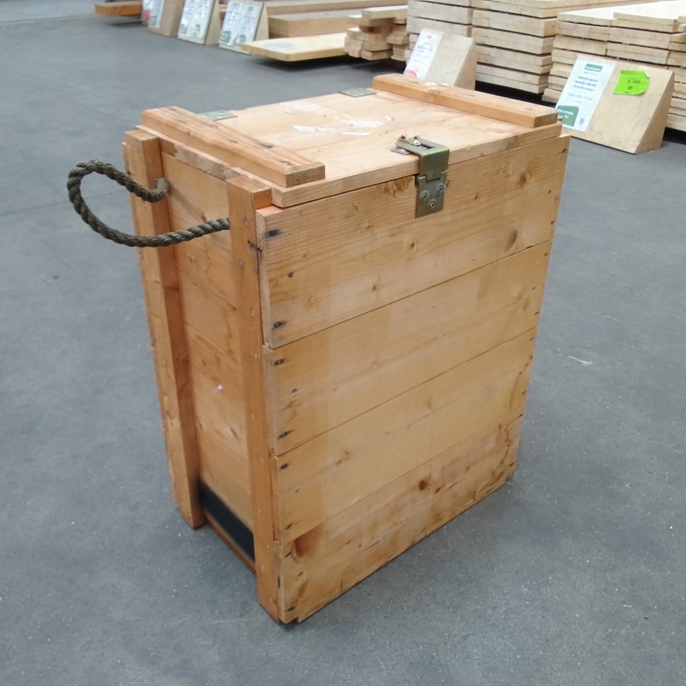 Caisse bois massif - 505 x 325 x 655 mm