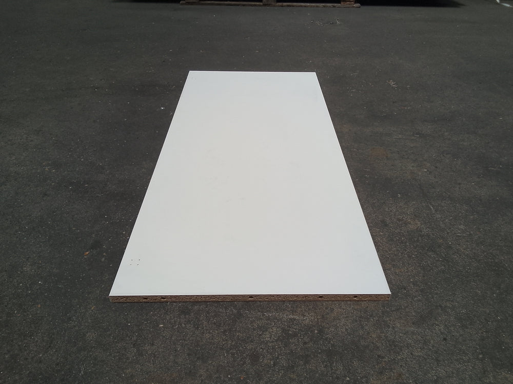 Tablette aggloméré blanc - 1130 x 510 x 20 mm