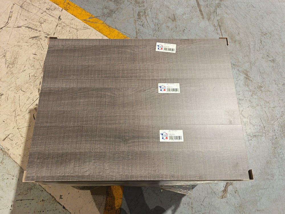 Tablette chêne gris aggloméré - 800 x 200 x 18 mm