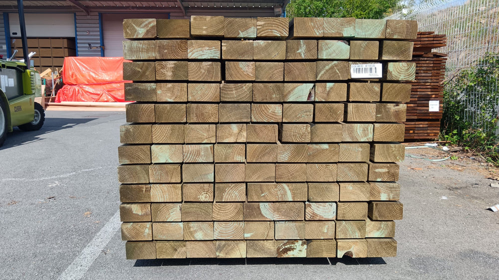 Poutre pin classe 4 vert - 68x120 - L=4m