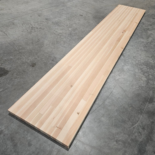 Plan de travail douglas lamellé collé - 3000 x 400 x 35 mm (brut de sciage)