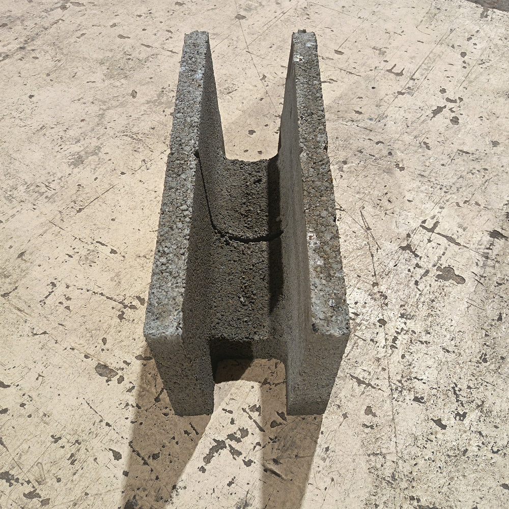 Parpaing  béton  - 500 x 200 x 250 mm (U chaînage)