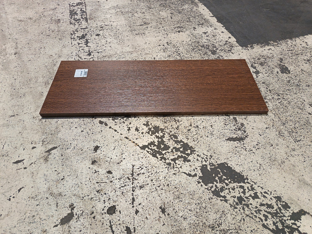 Tablette chêne foncé aggloméré - 800 x 300 x 18 mm