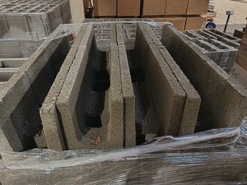 Parpaing  béton  - 500 x 200 x 250 mm (U chaînage)