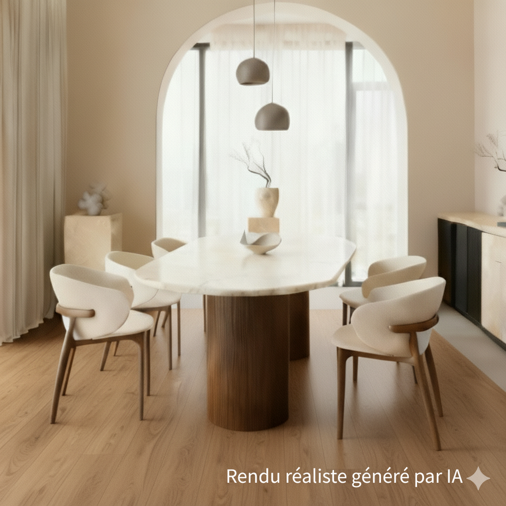 Sol PVC SPC clipsable chêne 7206 - usage domestique - sous-couche intégrée - 1220 x 178 x 5,0 mm