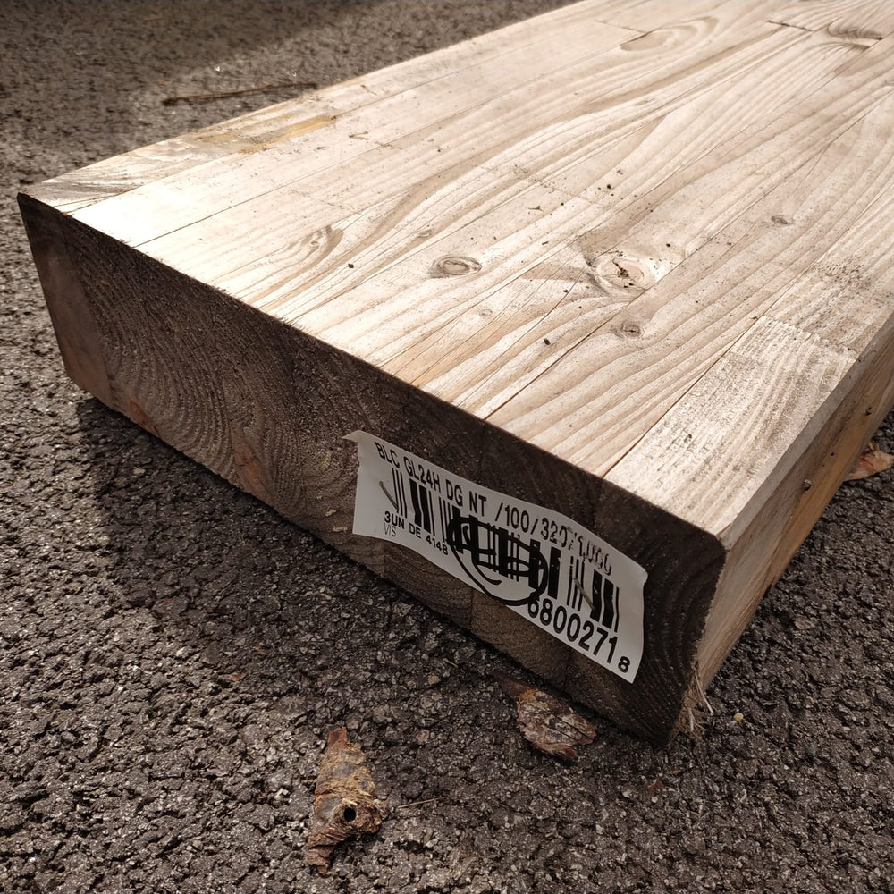 Poutre lamellé collé GL24h douglas - 100x320 - L=4m