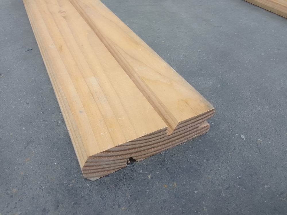 Bardage douglas (profil Tempo) - 33x130 - L=4m