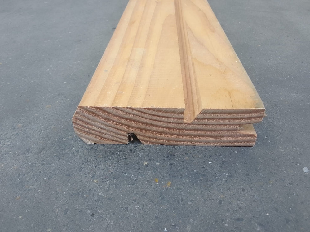 Bardage douglas (profil Tempo) - 33x130 - L=4m