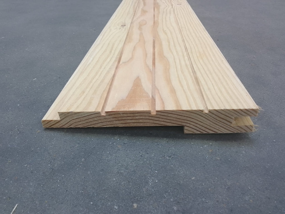 Bardage douglas (profil Cevennes) - 27x172 - L=3m