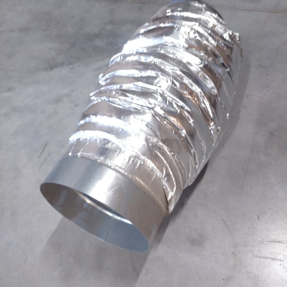 Conduit semi-rigide alu isolé - D=160mm - L=0.6m