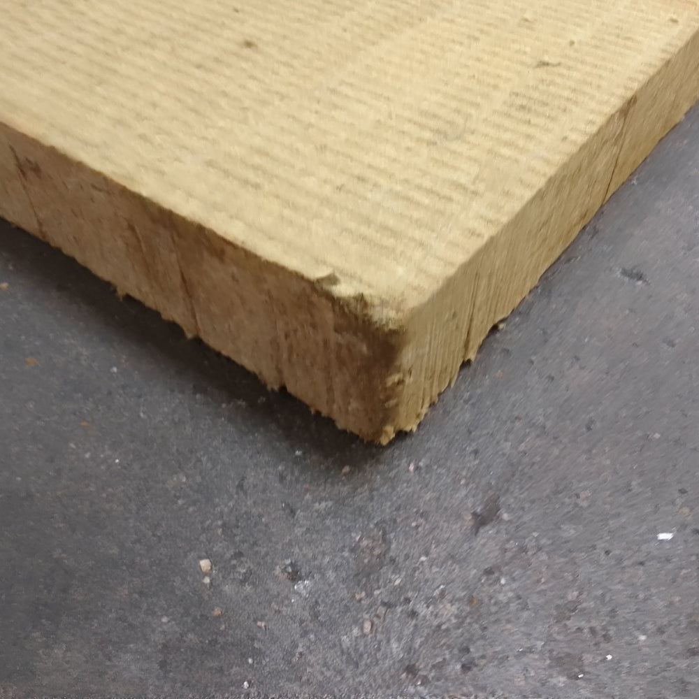 Panneau laine de roche vert - 1200 x 1000 mm - Ep=75mm - ROCKWOOL (Hard Rock CNU)