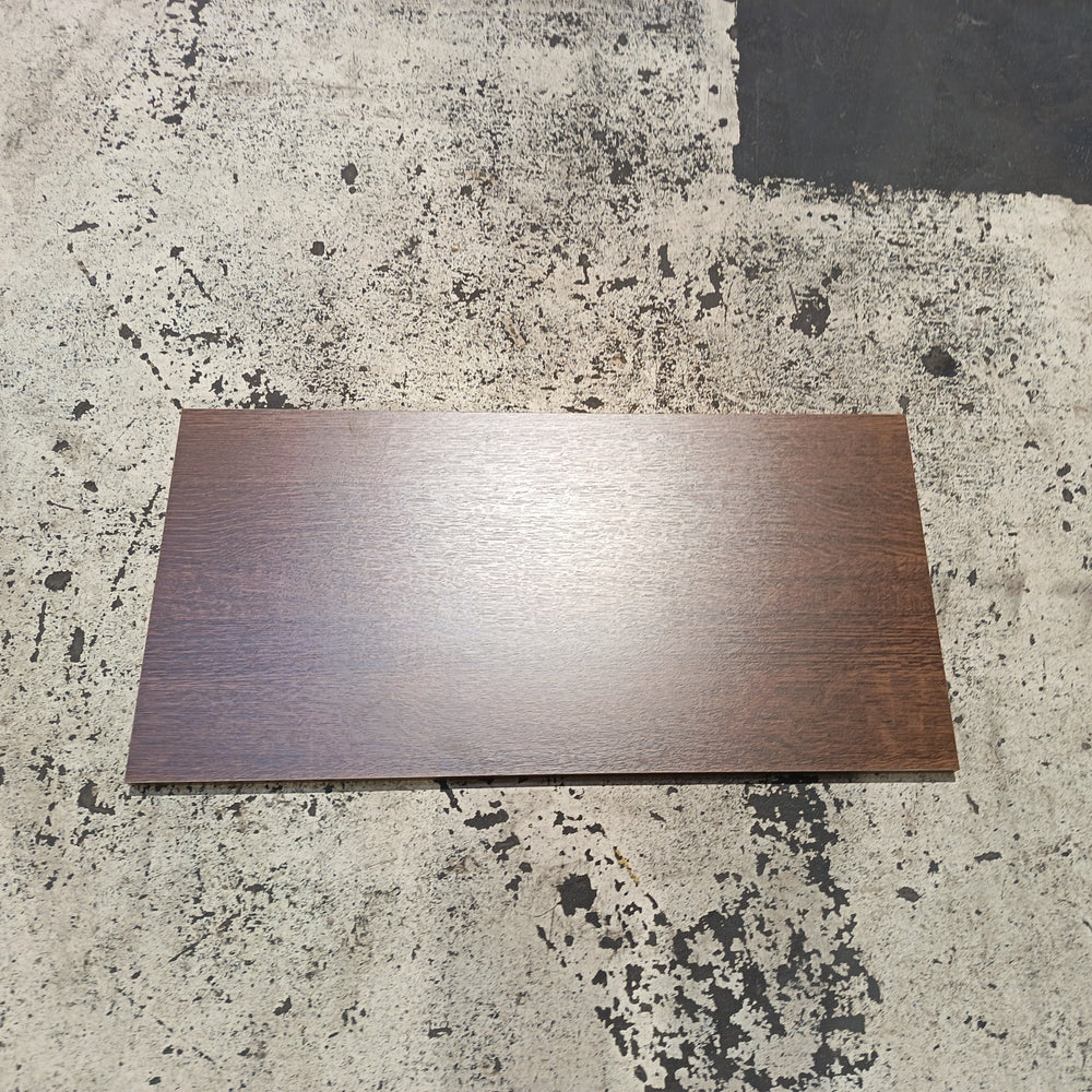 Tablette chêne foncé aggloméré - 800 x 400 x 18 mm