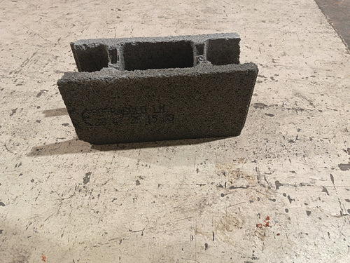 Parpaing  béton  - 500 x 200 x 250 mm (bloc bancheur)