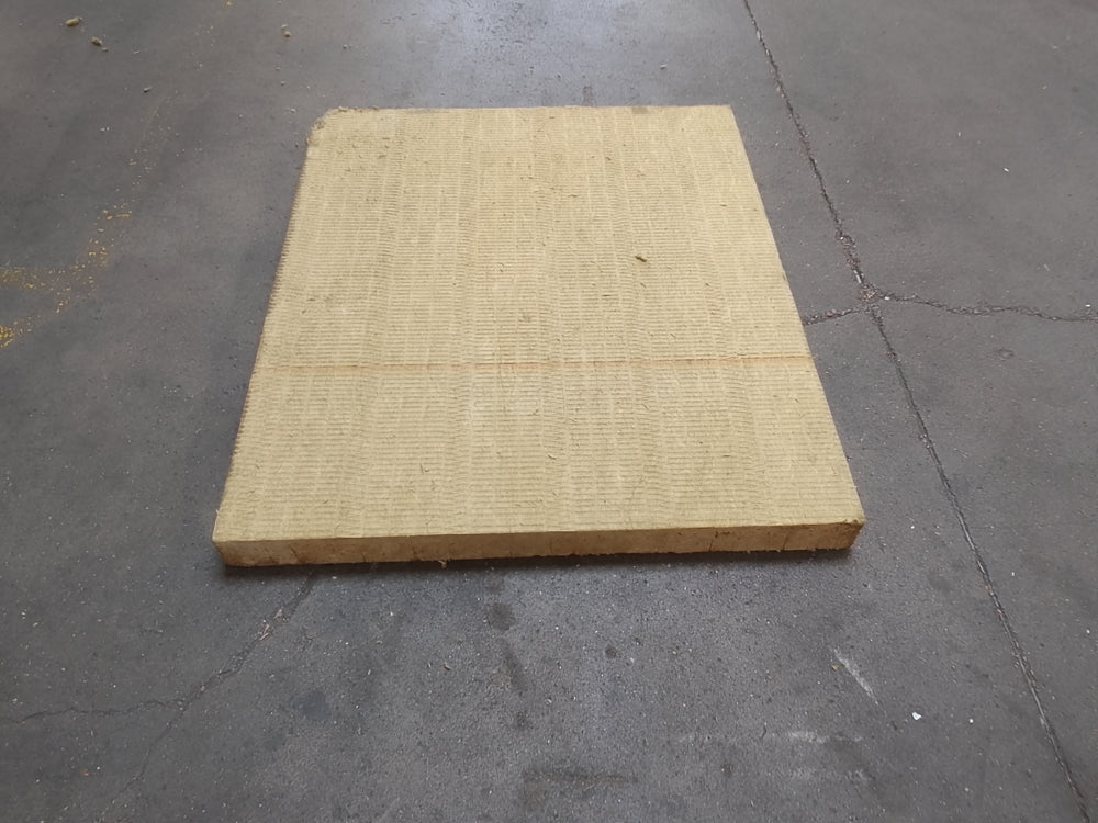Panneau laine de roche vert - 1200 x 1000 mm - Ep=75mm - ROCKWOOL (Hard Rock CNU)