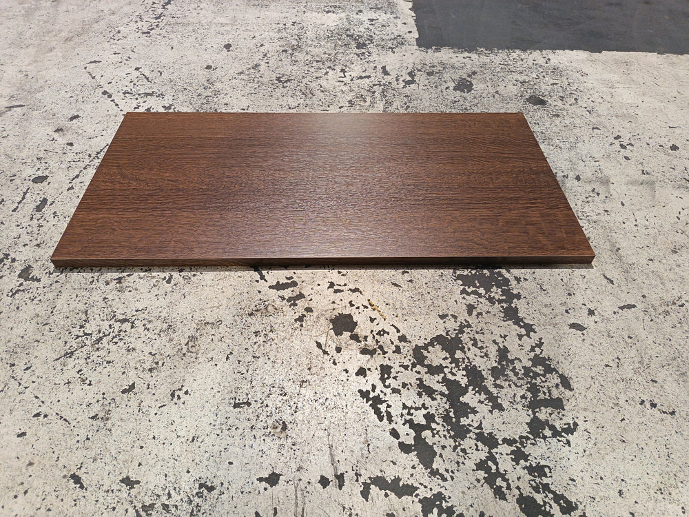 Tablette chêne foncé aggloméré - 800 x 400 x 18 mm