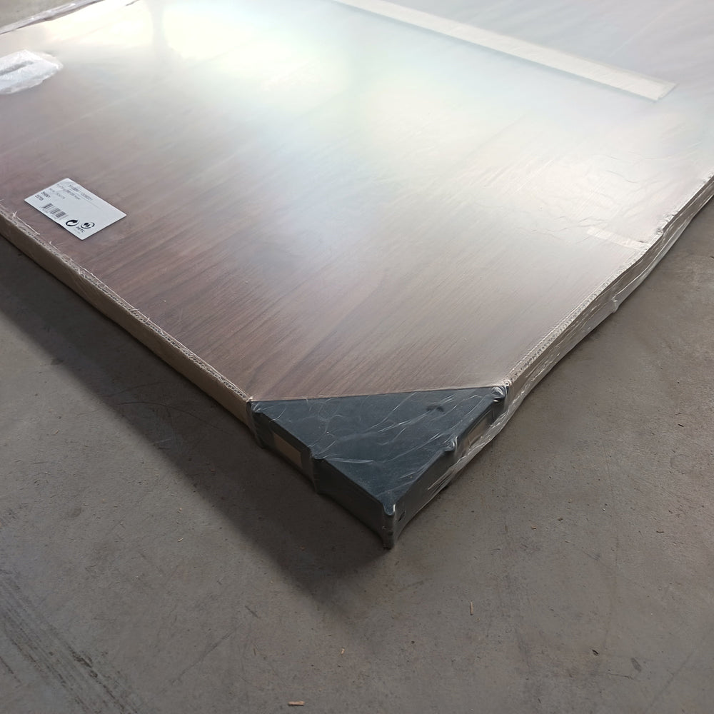 Plan de travail aggloméré noyer - 2000 x 900 x 40 mm