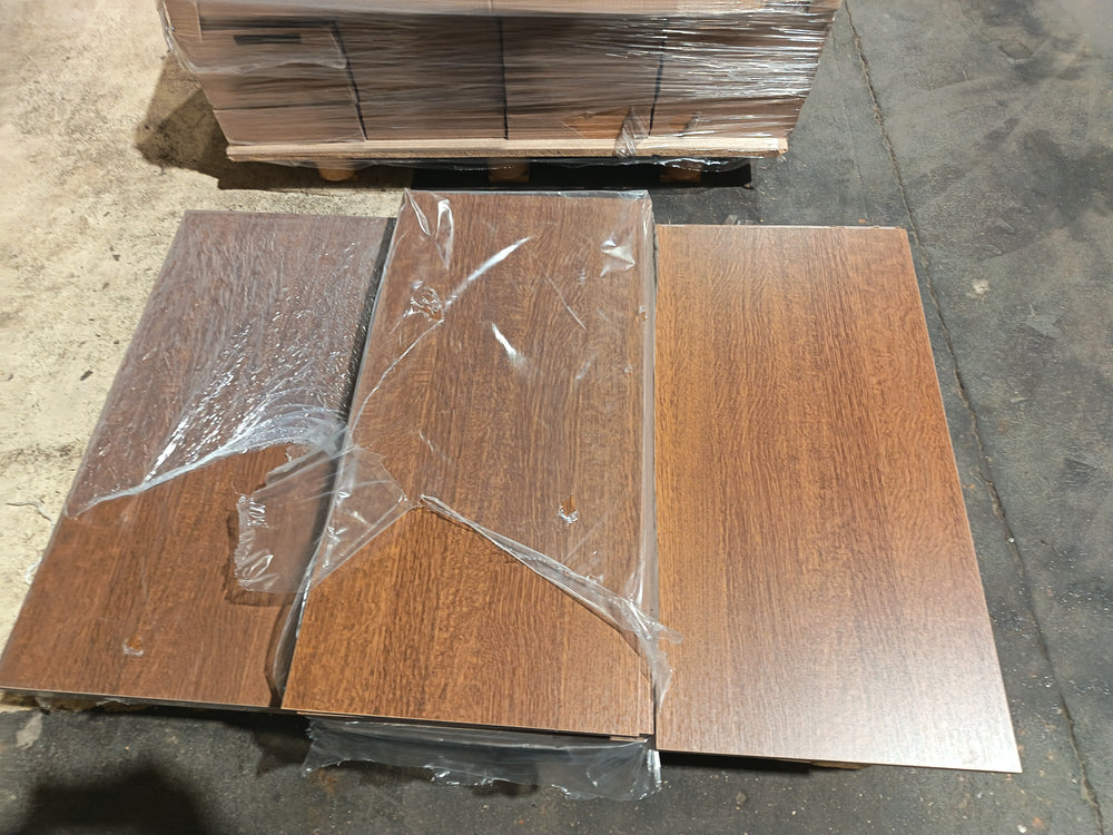 Tablette chêne foncé aggloméré - 800 x 400 x 18 mm