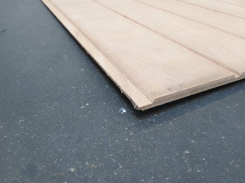 Contreplaqué Extérieur Okoumé CTBX Rainure-Languette Multigroove - 2500 x 1242 x 15 mm (défaut visuel)