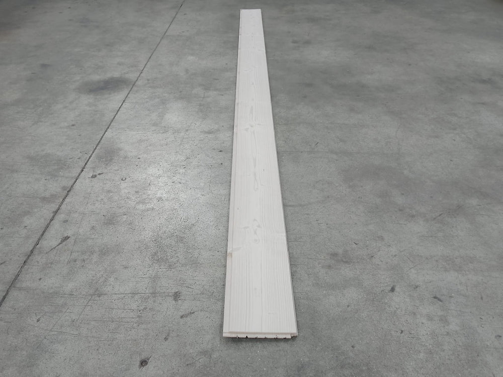 Lambris peint couleur embrun - brossé - 13x135 - L=2,53m (déclassé)