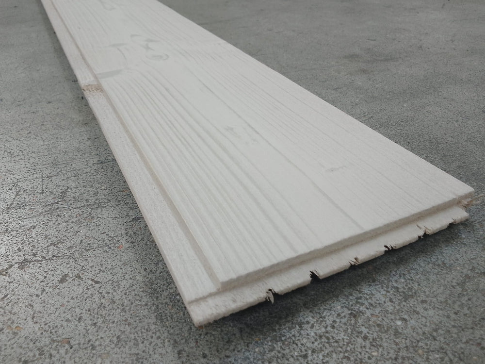 Lambris peint couleur embrun - brossé - 13x135 - L=2,53m (déclassé)