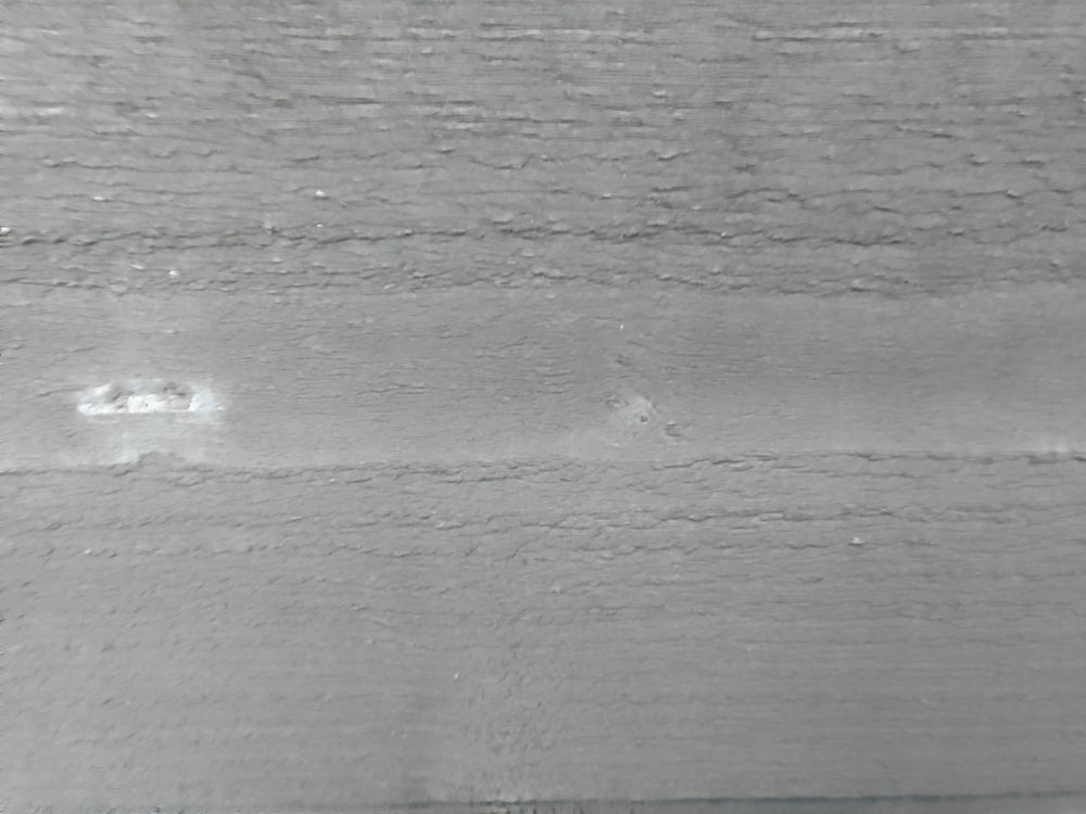 Lambris peint en noir brulé - brut de sciage - 12 x 135 - L=2,37m (déclassé)