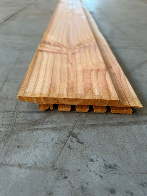 Bardage douglas naturel - 21x120 - L=3,0m (profil vision)