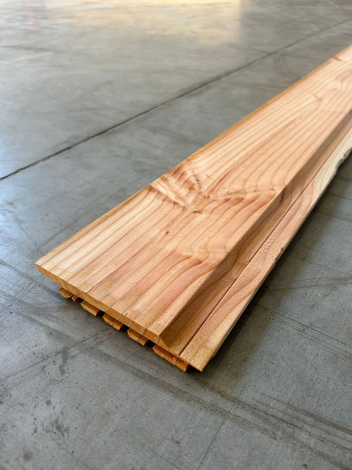 Bardage douglas naturel - 21x120 - L=3,0m (profil vision)