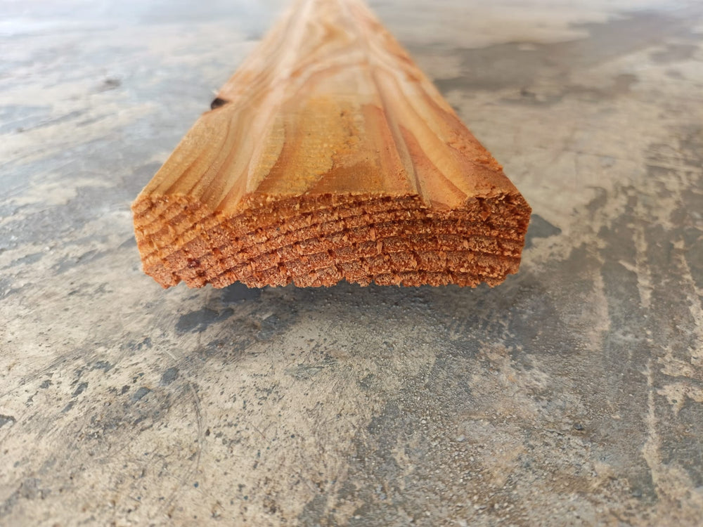 Lame de terrasse douglas naturel Pyla - 25x90 - L=4m