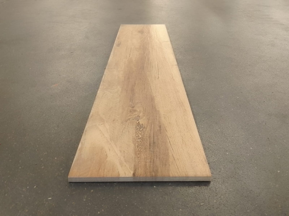 Carrelage grès cérame - Palazzo noyer E48 - 19x80cm - Ep=10mm - Parefeuille Provence