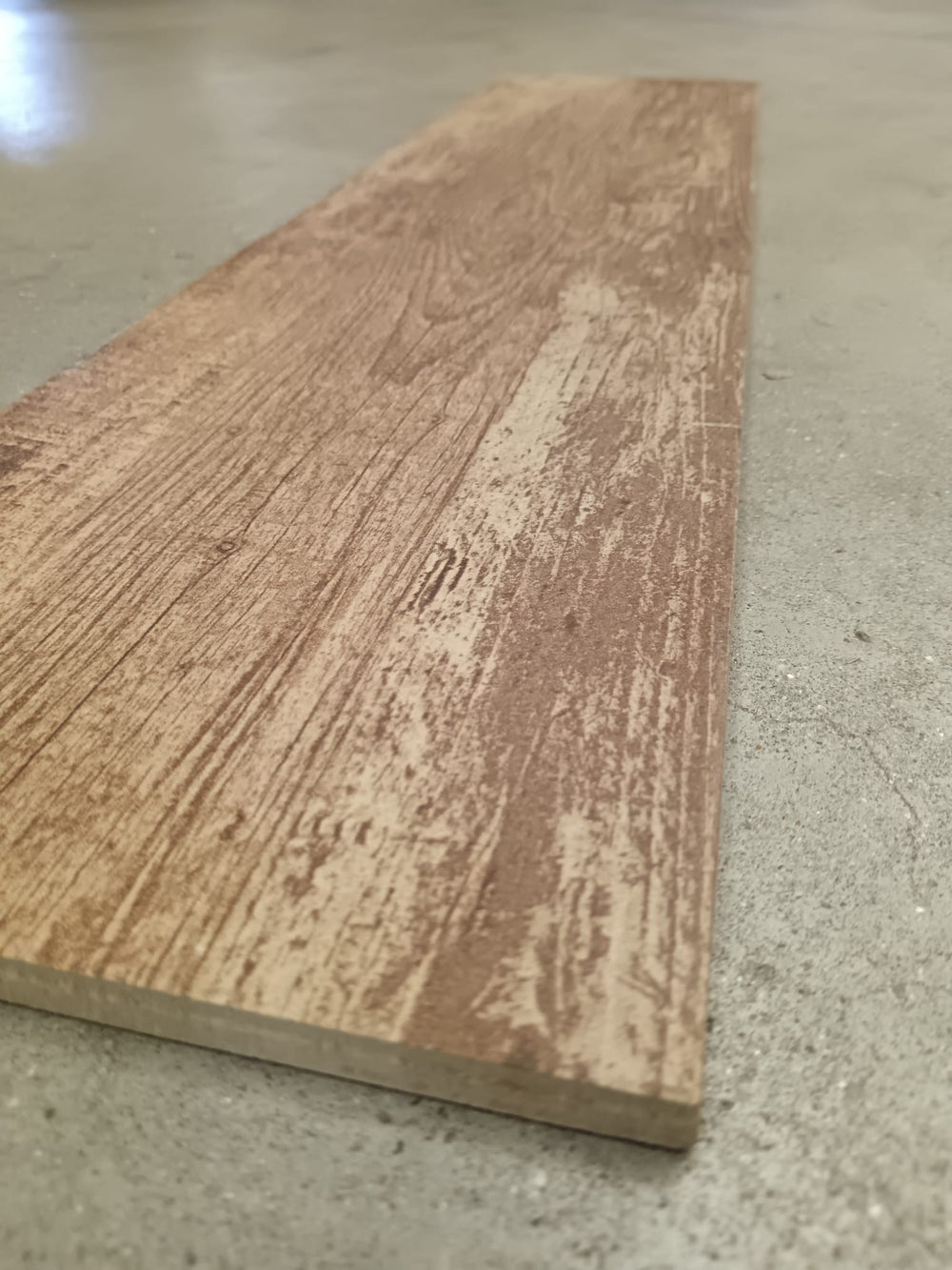 Carrelage Grès Cérame Parefeuille Provence sol intérieur gamme Palazzo noyer ref F52 epaisseur 10mm - 19x80cm