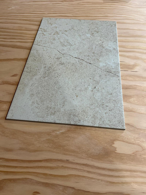 Carrelage grès cérame - Pierre de travertin P50 - 40x60cm - Ep=10mm - Parefeuille Provence