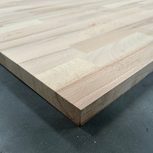 Plan de travail Hêtre - lamellée collée aboutée - 2000 x 650 x 26 mm